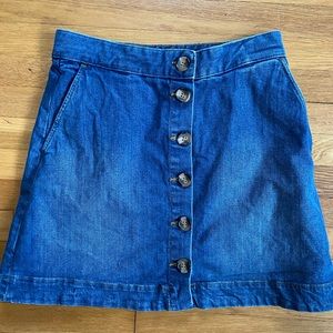 & Other Stories Denim Mini Skirt